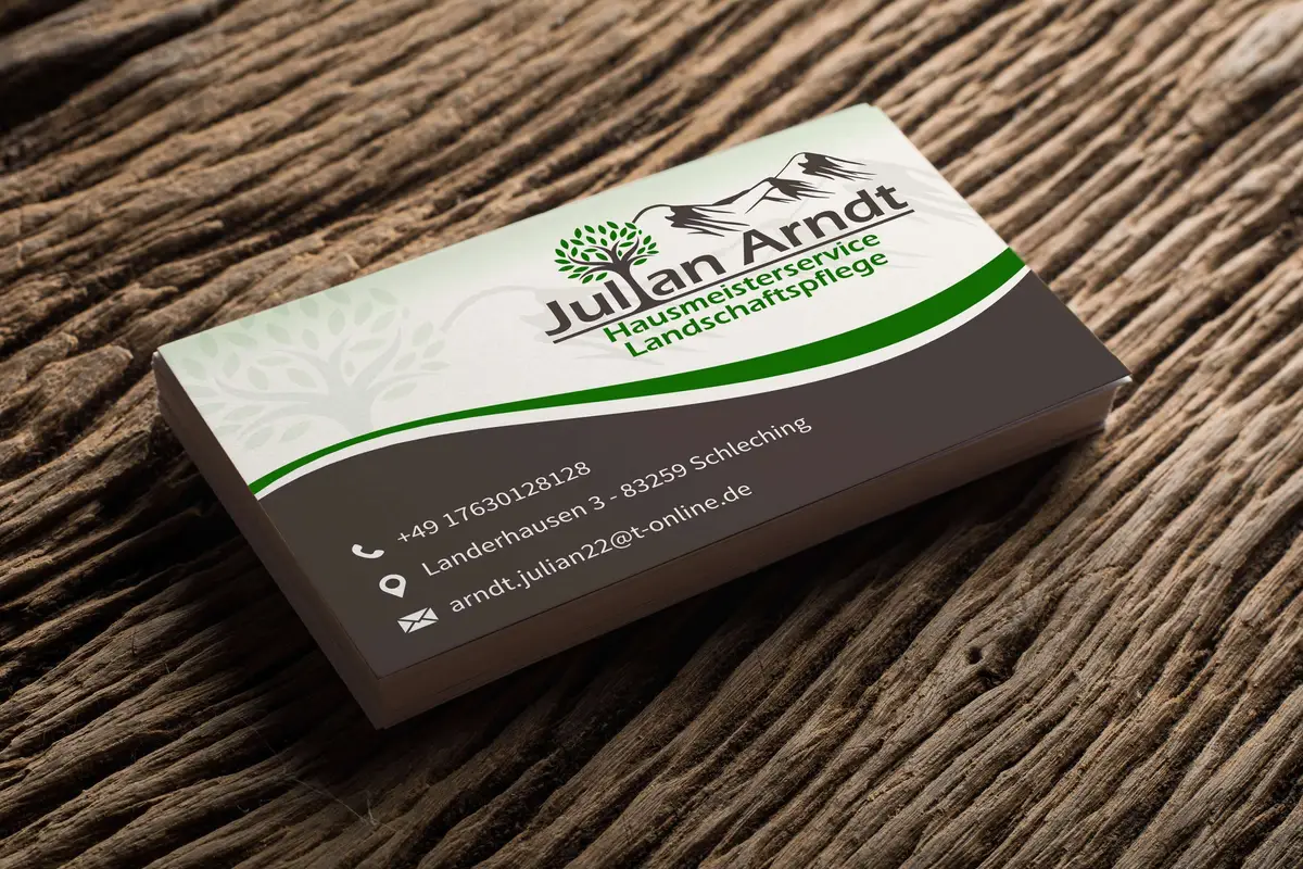 Julian Arndt Hausmeisterservice Visitenkarten - modal